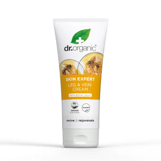 Dr.Organic Skin Expert -voide kevyille jaloille, sisältää kuninkaatarha-hunajaa, 200 ml