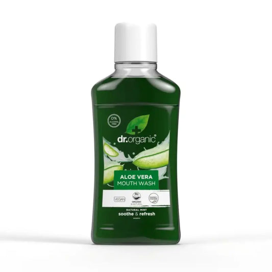 Dr.Organic Aloe Vera -suuvesi, 500 ml