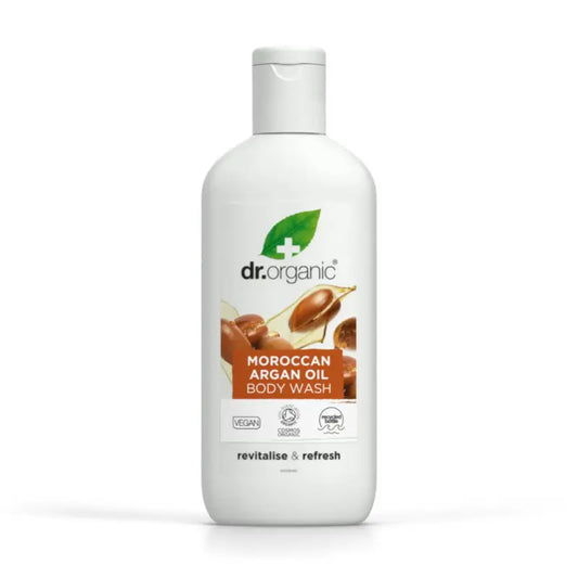 Dr. Organic -suihkugeeli, marokkolainen arganöljy, 250 ml. 