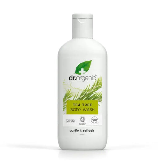 Dr.Organic Teepuu-suihkugeeli kaikille ihotyypeille, 250 ml