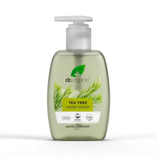 Dr.Organic Teepuu-käsisaippua kaikille ihotyypeille, 250 ml