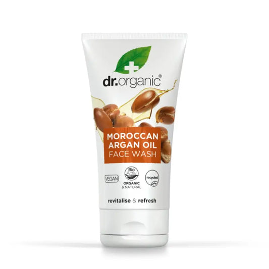 Dr. Organic Argan-kasvopuhdistusaine normaalille ja kuivalle iholle 150 ml 
