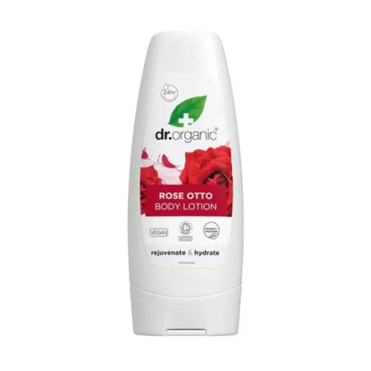 Dr. Organic Damaskuksen ruusun vartalovoide 200 ml. 