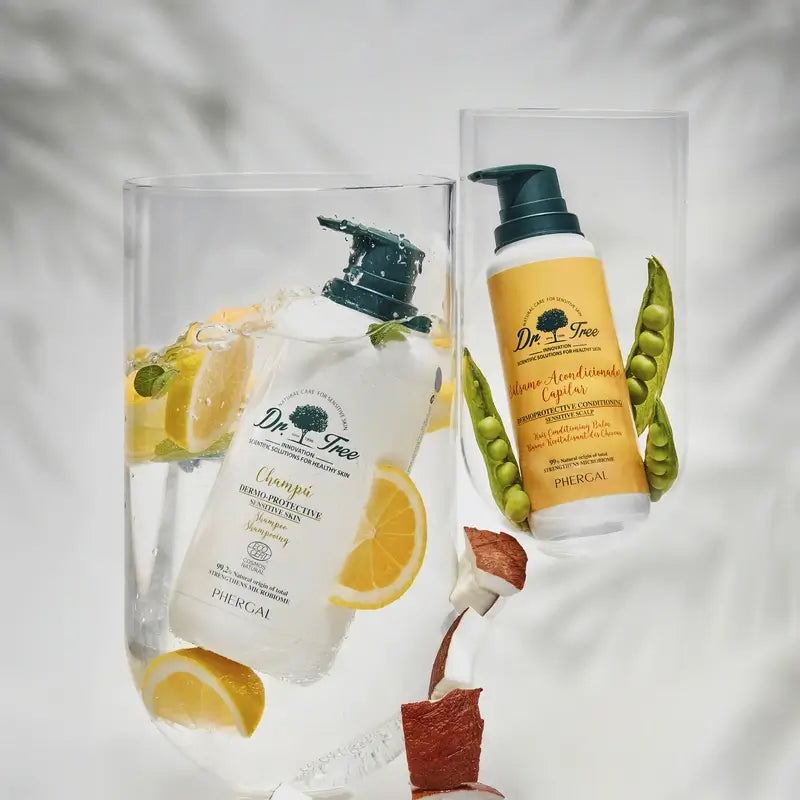 Dr. Tree -shampoo, luonnollinen ihonsuoja herkkälle päänahalle, 400 ml 