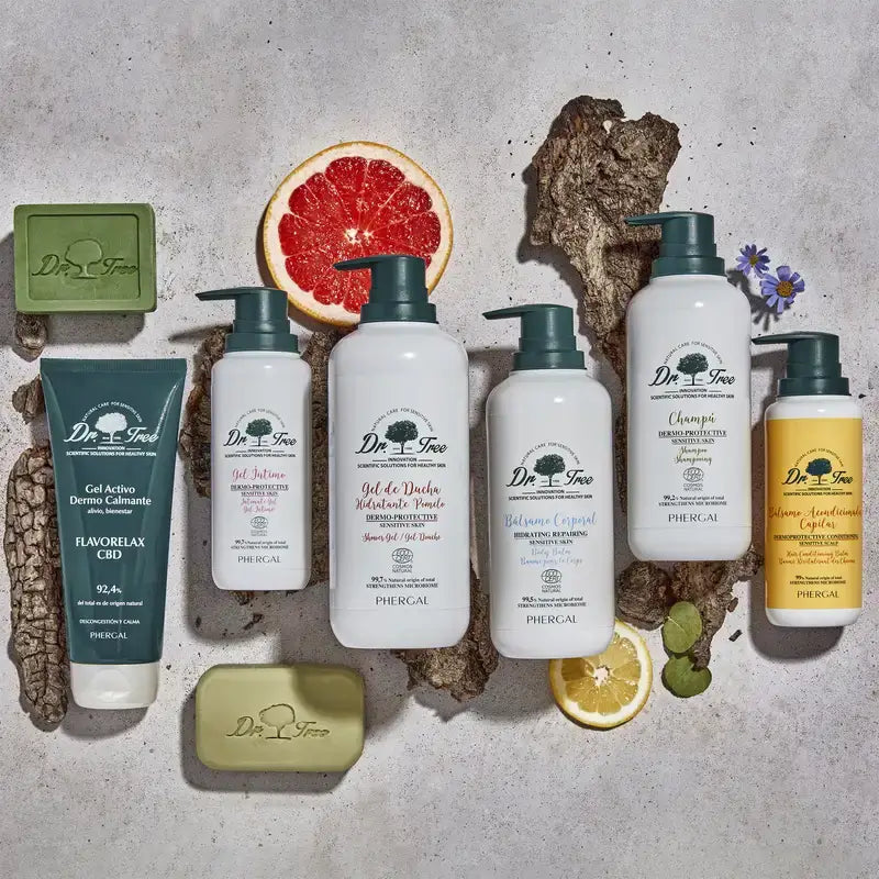 Dr. Tree -shampoo, luonnollinen ihonsuoja herkkälle päänahalle, 400 ml 