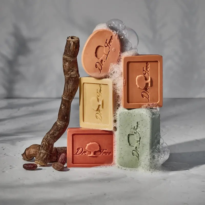 Dr. Tree Eco -elvyttävä kiinteä shampoo herkälle päänahalle