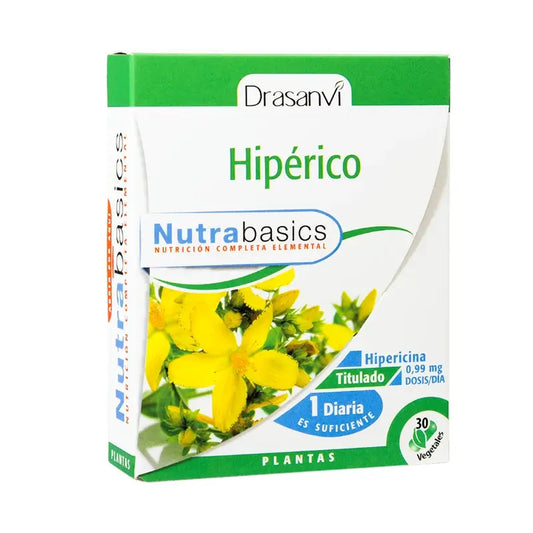 Drasanvi Hiperico 30 kapselia, Nutrabasicos-pakkaus, Drasanvi