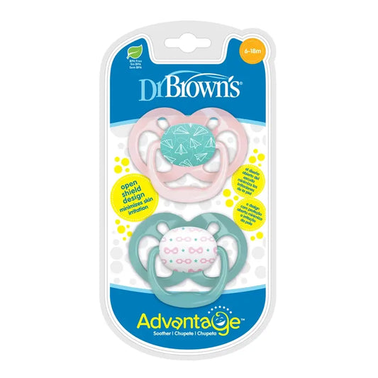 Dr.Brown's Advantage Reversible Soother T2 Assorted