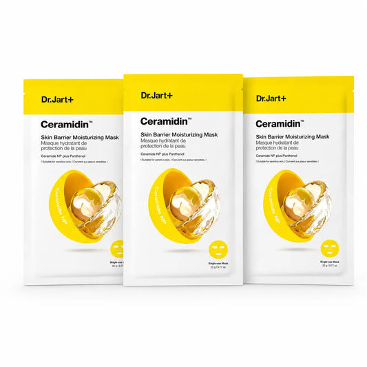 Dr.Jart+ Ceramidin kosteuttava ja ihoa suojaava kasvonaamio, 22 g, 3 kpl:n pakkaus