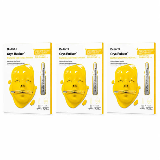 Dr.Jart+ Dr.Jart+ Cryo Rubber Brightening Mask -kasvonaamio, 3 kpl:n pakkaus