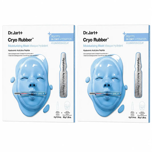 Dr.Jart+ Cryo Rubber Moisturizing Mask -kosteuttava kasvonaamio, 2 kpl:n pakkaus