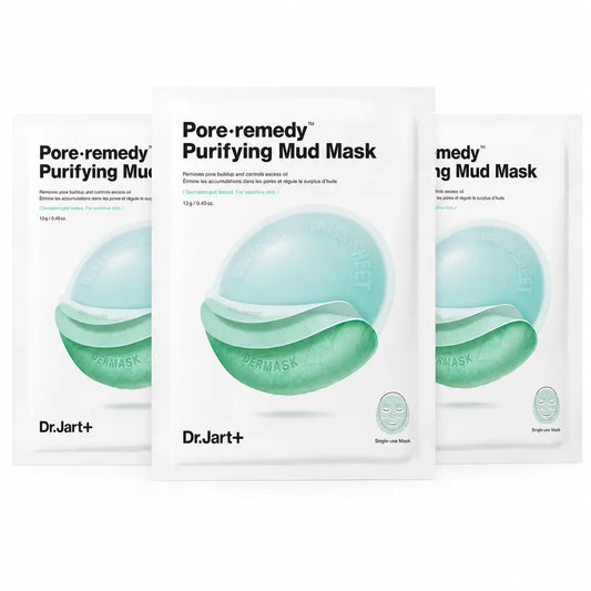 Dr.Jart+ Pore Remedy puhdistava vihreä savinaamio, 13 g, 3 kpl:n pakkaus