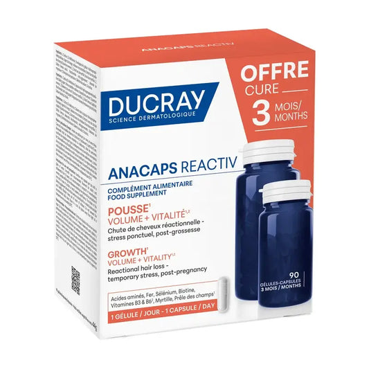 Ducray Anacaps Reactiv Caps Nc, 90 kapselia