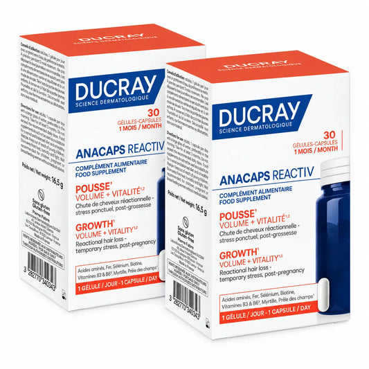 Ducray Anacaps Reactiv, pakkaus 2 x 30 kapselia