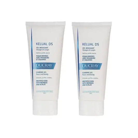 Ducray Kelual Ds -puhdistusgeeli, 2 x 200 ml 