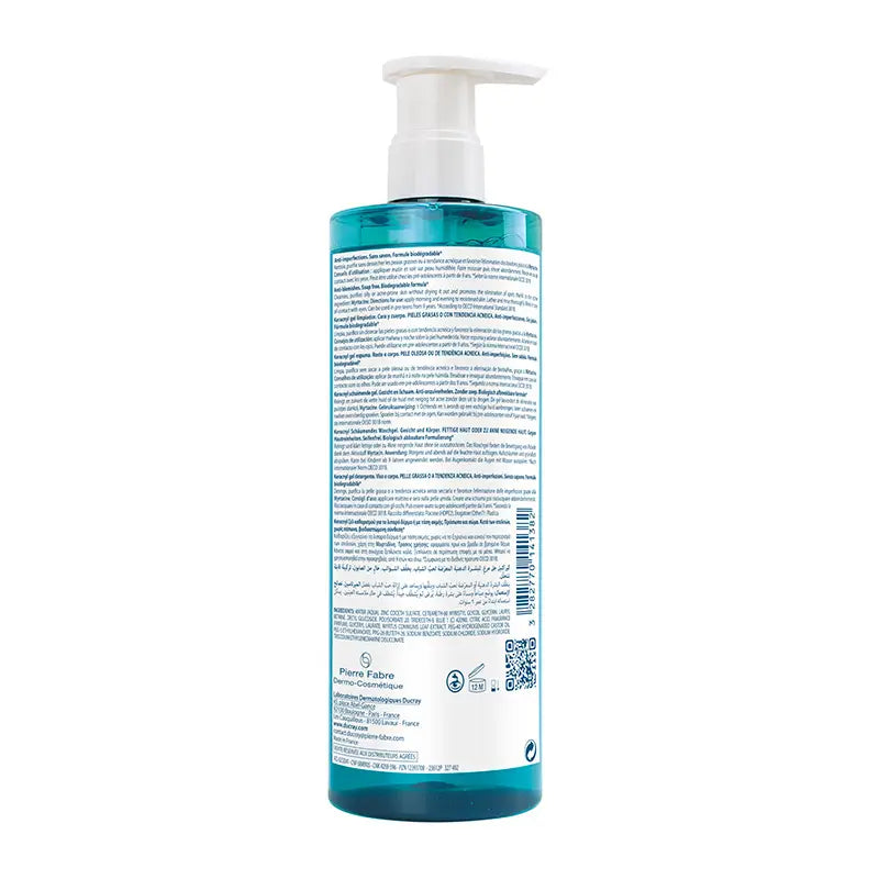 Ducray Keracnyl -puhdistusgeeli 400 ml