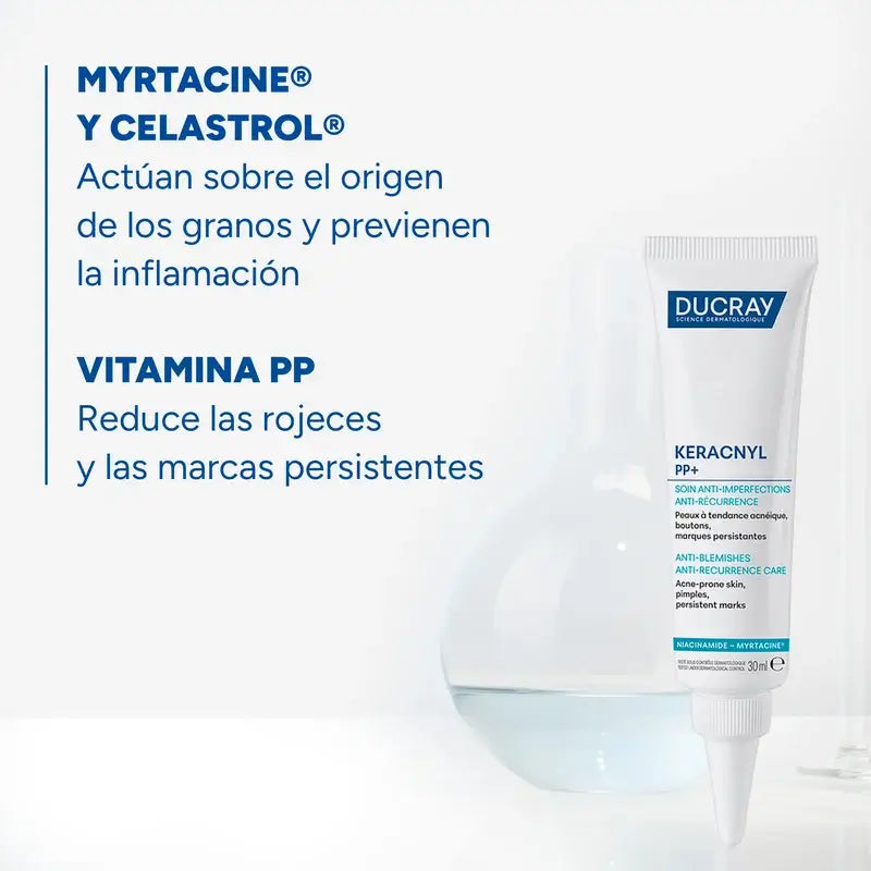 Ducray Keracnyl PP+ aknea ja ihon epäpuhtauksia hoitava voide 30 ml