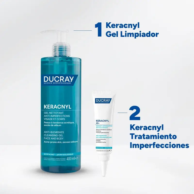 Ducray Keracnyl PP+ aknea ja ihon epäpuhtauksia hoitava voide 30 ml