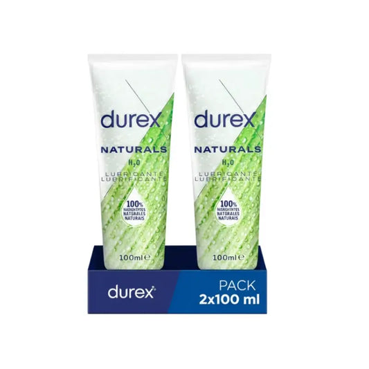 Durex Duplo Naturals Gel Lubricant 2nd unit 50% 50%.