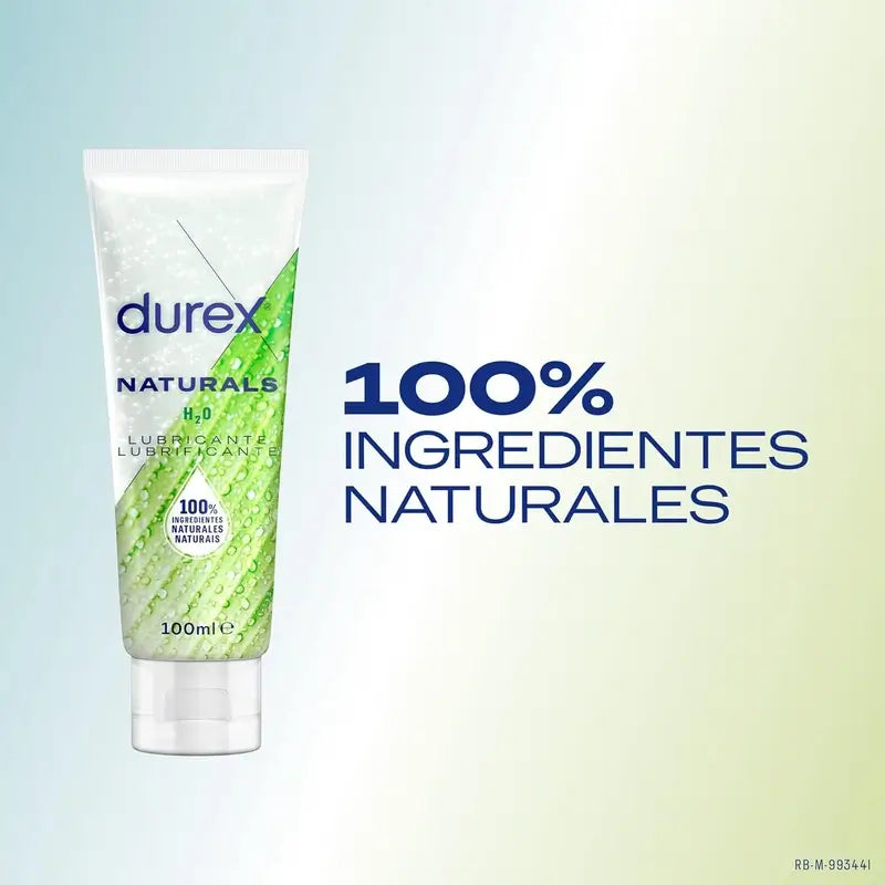 Durex Duplo Naturals -liukastin, geeli, 2. pakkaus, 50 %