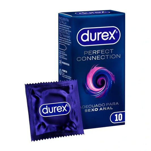 Durex Perfect Connection Extra Lubricated, 10 Condoms