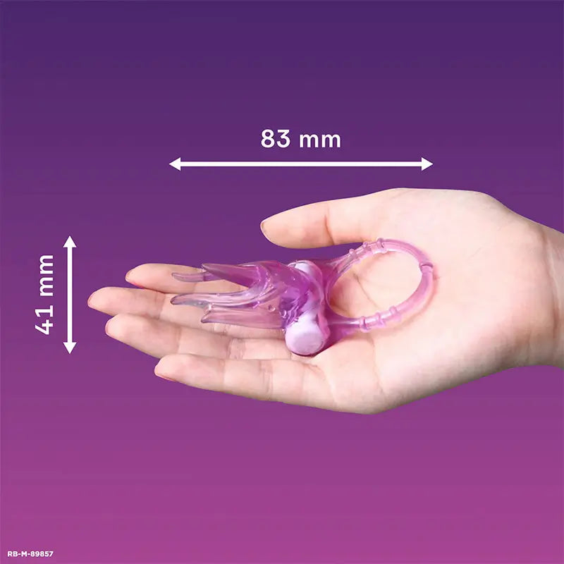 Durex Intense Orgasmic Diablillo -vibro-penisrengas, klitoriksen stimulaattori