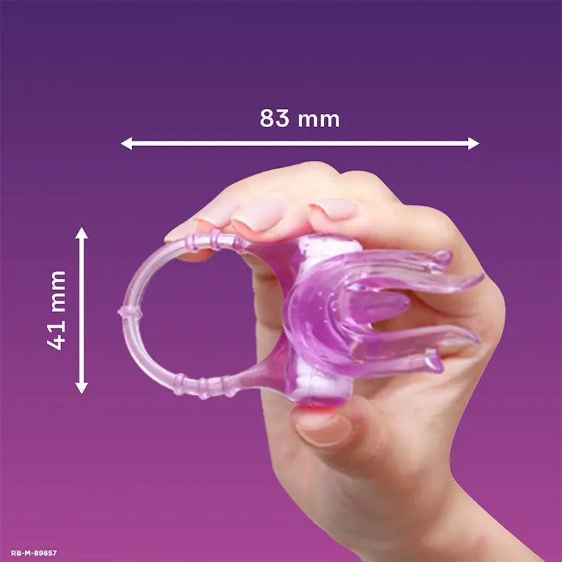 Durex Intense Orgasmic Diablillo -vibro-penisrengas, klitoriksen stimulaattori