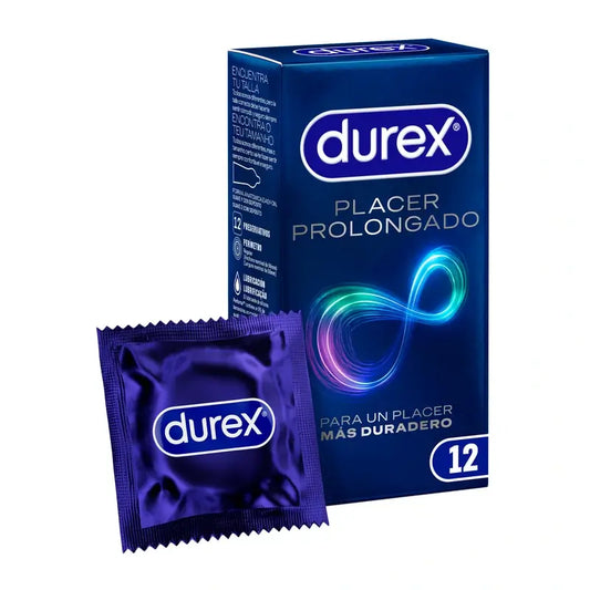 Durex Prolonged Pleasure Condoms with Retardant Effect 12 pieces