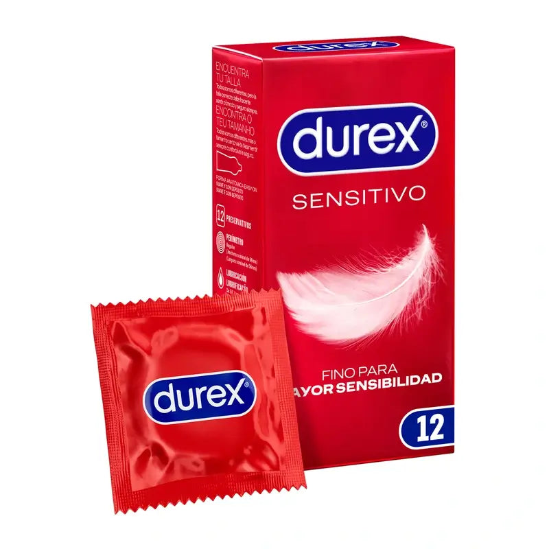 Durex Soft Sensitive Condoms For Increased Sensitivity 12 pieces