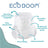 Eco Boom Pure -bambuvaippa, koko NB 0, 34 kpl