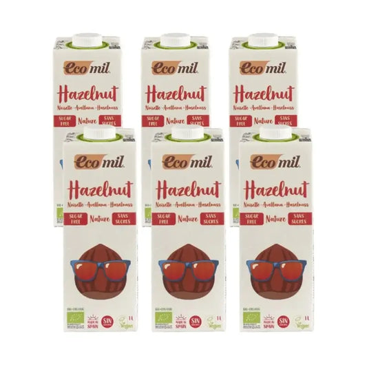 Ecomil Hazelnut Nature, 6x1 Litre
