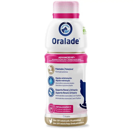 Ecuphar Oralade Rf+ Kissat 6 x 330 millilitraa