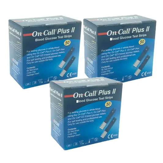 Edda Pharma On Call Plus II Test Strips, Pack 3 x 50 pcs.