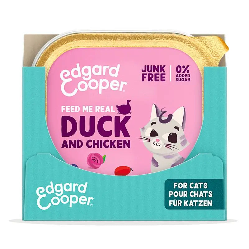 Edgard & Cooper Kissanpentuille tarkoitettu märkäruoka 16 x 85 g, vapaasti kasvatetun kananlihaa