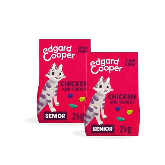 Edgard & Cooper Senior-kissanruoka, kana, 2 x 2 kg:n pakkaus