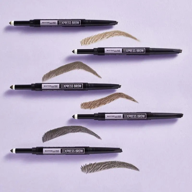 Maybelline New York Express Brow Satin Duo -automaattinen kulmakynä 01 Dark Blonde