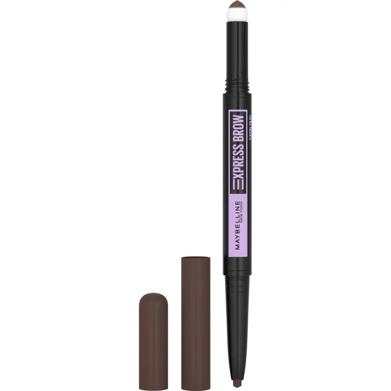 Maybelline New York Express Brow Satin Duo -automaattinen kulmakynä 04 Dark Brown