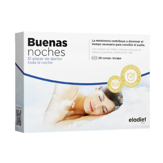 Eladiet Buenas Noches 1,85 mg melatoniinia, 30 tablettia