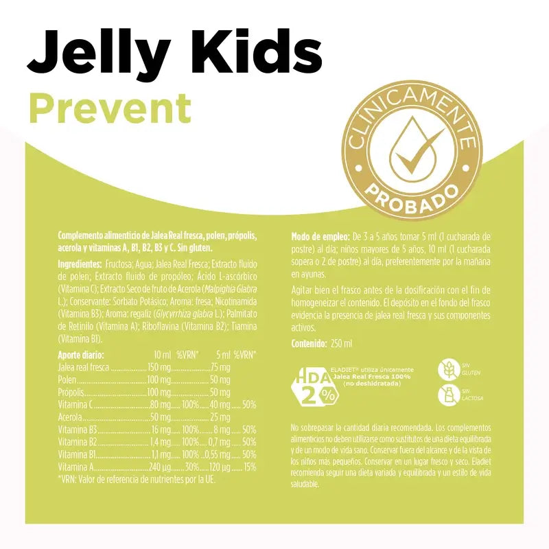 Eladiet Jelly Kids Prevent, 250 ml