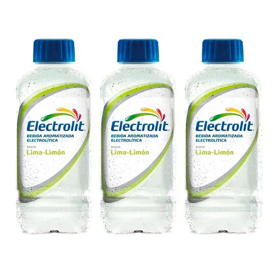 Electrolit Lime-Lemon Electrolyte Drink, Pack 3 x 625 ml