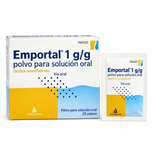 Emportal 20 pussia suun kautta otettavaa liuosta