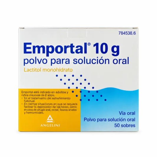 Emportal 50 annospussia suun kautta otettavaa liuosta varten