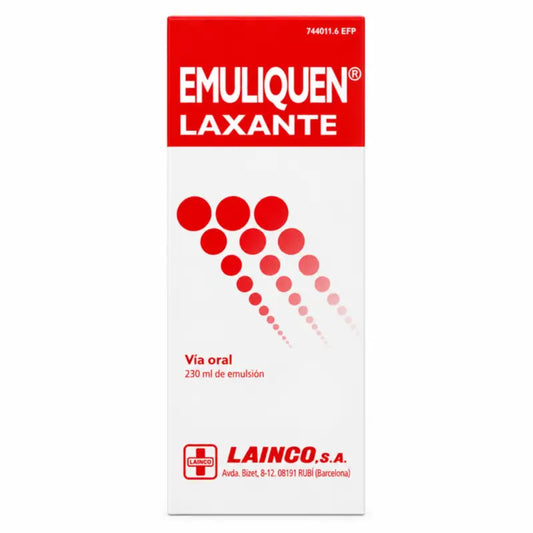 Emuliquen Laksatiivinen suun kautta otettava emulsio 230 ml