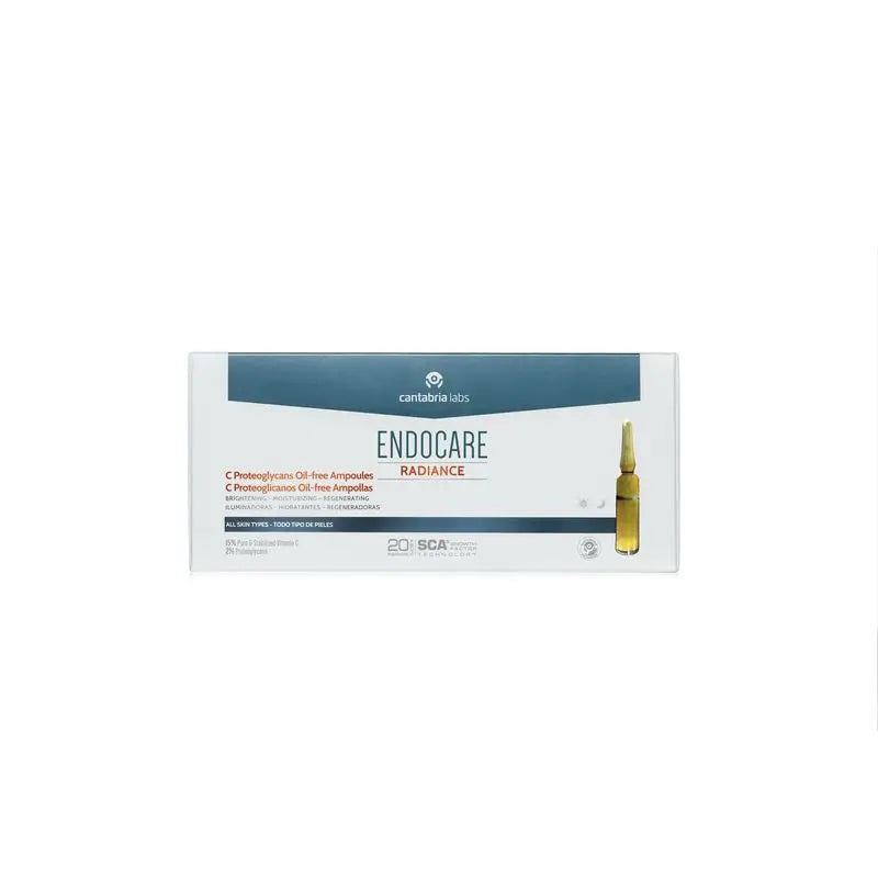 ENDOCARE Radiance C Proteoglykaanit, öljytön, 30 ampullia à 2 ml