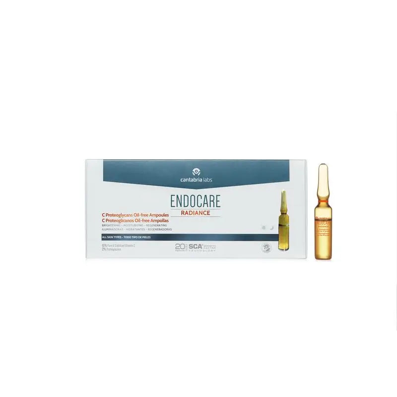 ENDOCARE Radiance C Proteoglykaanit, öljytön, 30 ampullia à 2 ml