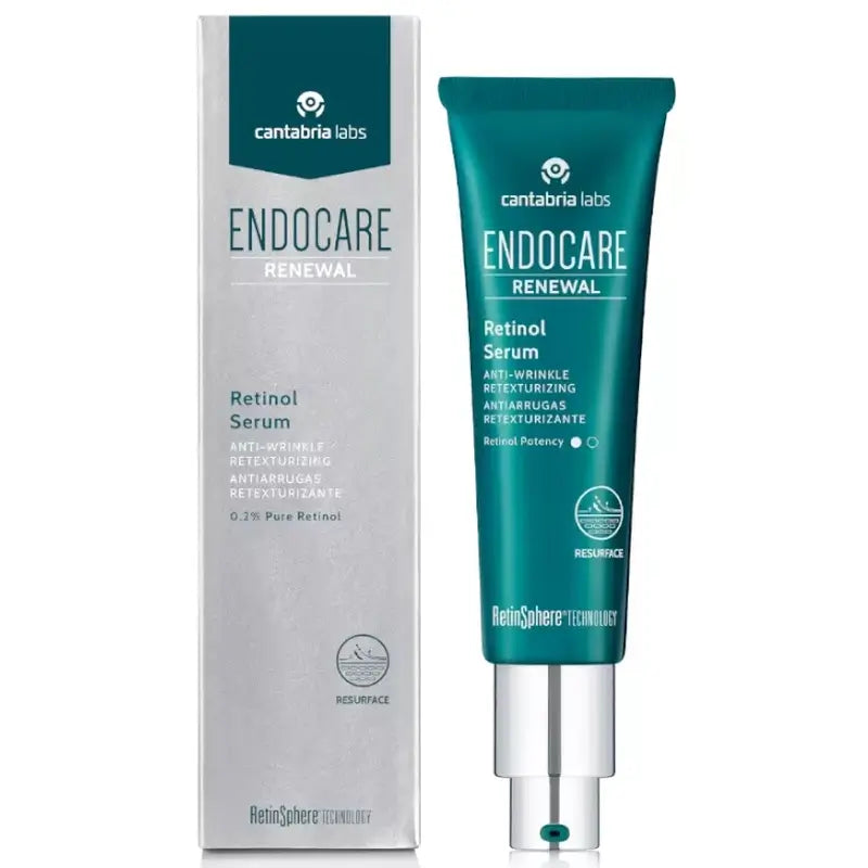 Endocare Pack Retinol-seerumi 0,2 % 30 ml + Retinol-silmänympärysvoide 15 ml