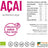 Energy Feelings Açai 1 kg. Eco Vegan Sg 