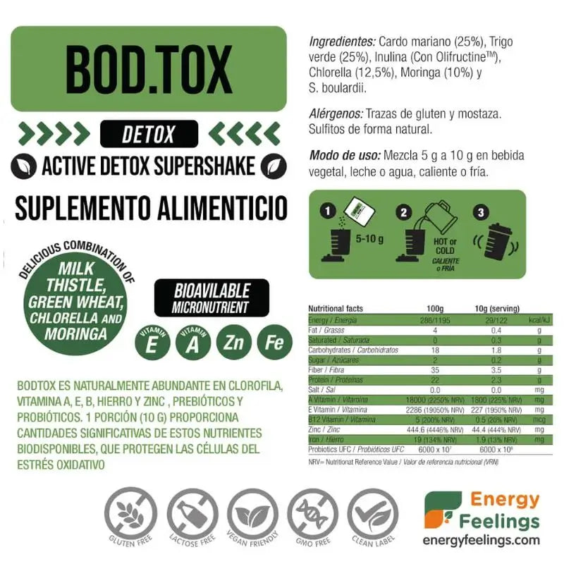 Energy Feelings Bodtox 2.0 500 g Eco 