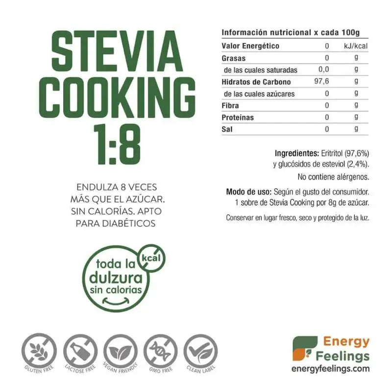 Energy Feelings Stevia 100 Sbrs. Vegaaninen Sg 