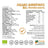 Energy Feelings Organic Aminopower 80 % Neutraali 500 g. Eco Vegan Sg 